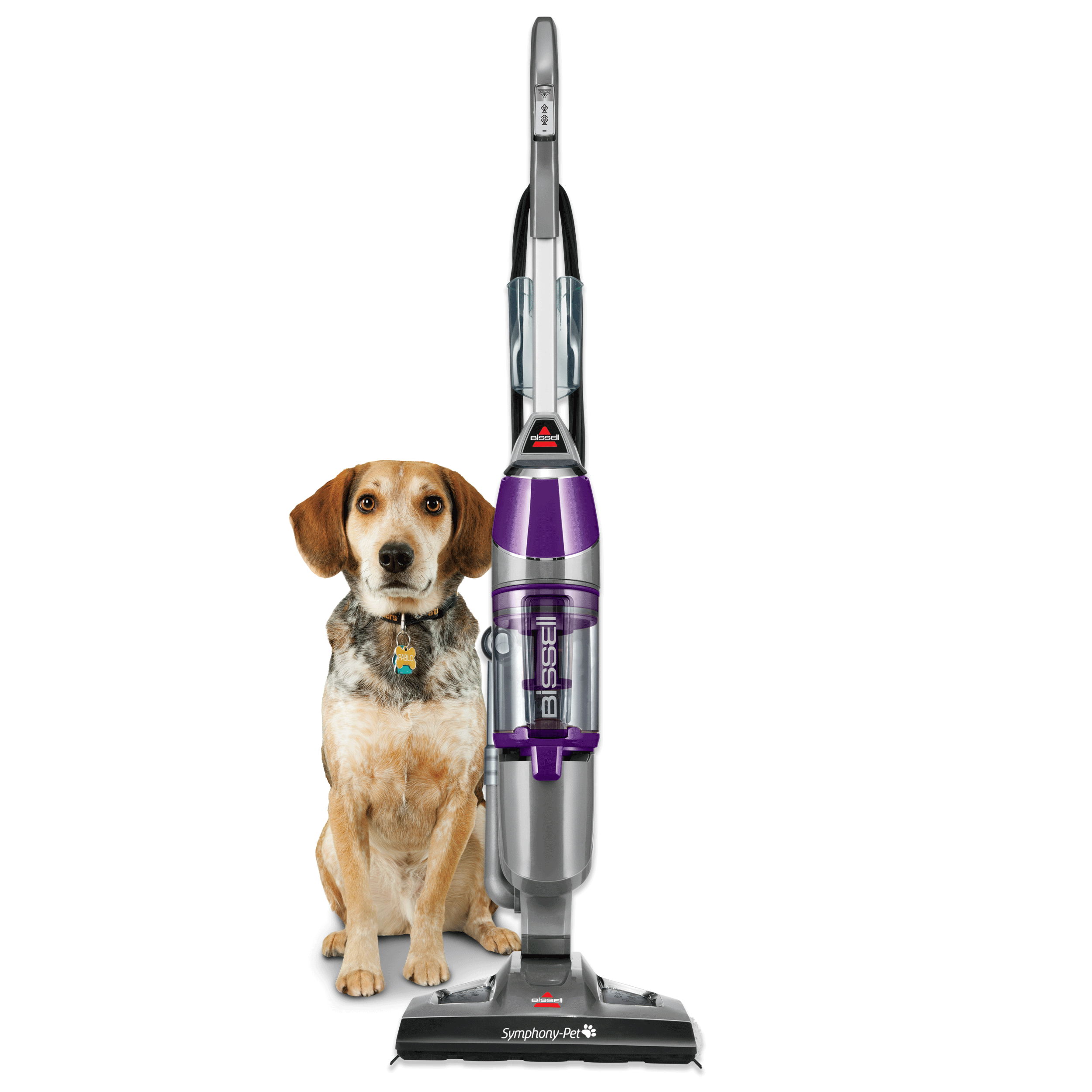 Photos - Vacuum Cleaner BISSELL Symphony Pet All-in-One Vacuum and Sanitizing Steam Mop | Silver/Grapevine 